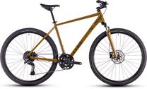 Velosipēds hibrīds Cube Nature Pro, 28 ", XL rāmis, melna krās./zaļa krās.