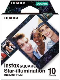 Momentinės fotoplokštelės Fujifilm Instax Square 1x10 Star Illumination, kadrų sk. 10