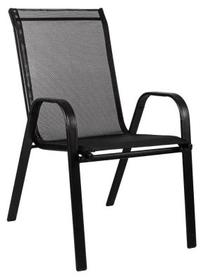Lauko kėdė Springos Monza GF0071, juoda sp., 72 cm x 53 cm x 92 cm