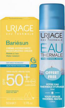 Kremas įdegio priežiūrai veidui Uriage Bariesun SPF50+, 100 ml