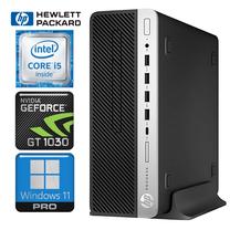 Stacionarus kompiuteris HP, atnaujintas Intel Core i5-9500, 128 GB, DDR4 64 GB, SSD 128 GB, Nvidia GeForce GT1030 2 GB GDDR5, Windows 11 Pro ProDesk 600 G5