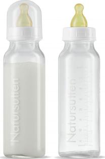 Комплект Natursutten Glass Bottle, 240 мл, 0 мес.