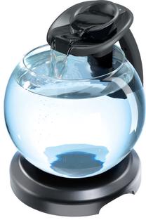 Akvariumas Tetra Duo Wafer Globe LED, skaidri sp./juoda sp., su įranga, 6.8 l