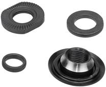 Konusas ir veržlė Shimano HB-M595, guma, juoda sp.