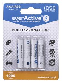Аккумуляторные батарейки Everactive, AAA, 1050 мАч, 4 шт.