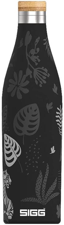 Ūdens pudele Sigg Meridian Sumatra Tiger, melna krās., nerūsējošais tērauds, 0.5 l