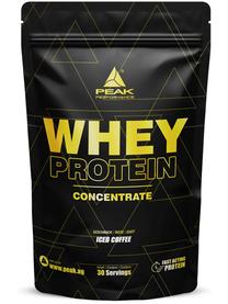 Proteinai Peak Whey Protein Concentrate, šaltos kavos skonio, 1000 g