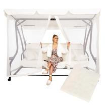 Tinklelis nuo vabzdžių Springos GS0025M, šviesiai ruda - ecru, 165 cm x 680 cm