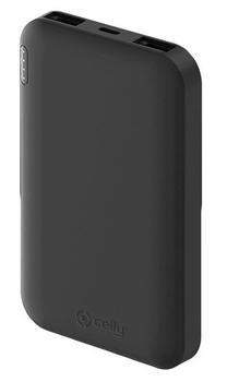 Lādētājs-akumulators (Power bank) Celly, 5000 mAh, melna krās.