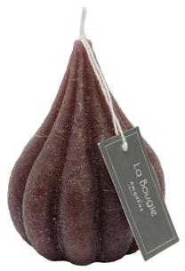 Свеча, формовая Amadeus Pear, 15 час, коричневый цв.