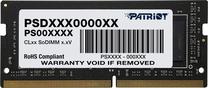 Operatiivmälu (RAM) Patriot PSD416G240081S, DDR4 (SO-DIMM), 16 GB, 2400 MHz