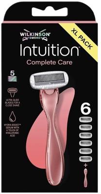 Бритва, набор Wilkinson Sword Intuition Complete Care, 6 шт.