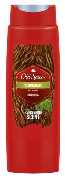 Kūno prausimosi želė vyrams Old Spice Timber, 250 ml