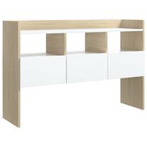 Komoda VLX 808382, ąžuolo sp./balta sp., 70 cm x 105 cm x 30 cm