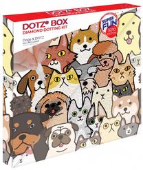 Deimantinė mozaika Dante Dogs & Dotz, įvairių spalvų