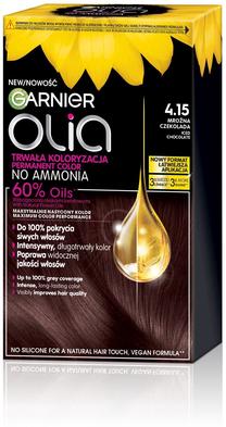 Kраска для волос Garnier Olia, iced chocolate цв., 4.15, 174 мл