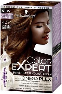 Matu krāsa Schwarzkopf Color Expert, zeltaini brūns krās., Golden Brown 4.54, 50 ml