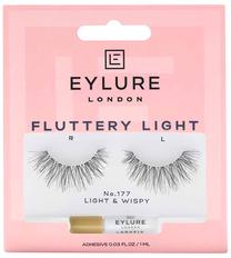 Mākslīgās skropstas Eylure Fluttery Light No.177, melna krās.