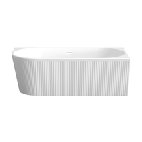 Vonia, kampinė Invena Glamour Trend, 170 cm x 80 cm x 58 cm, dešininė, balta sp.