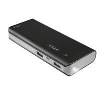Lādētājs-akumulators (Power bank) Trust Primo 21149, 10000 mAh, melna krās./pelēka krās.
