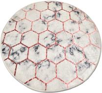 Vonios grindų kilimėlis Foutastic Honeycumb 359CHL4133, įvairių spalvų, 100 cm x 100 cm, Ø 100 cm