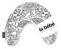 Ceļojumu spilvens, bērnišķīgi La bebe Mimi, balta krās./melna krās.