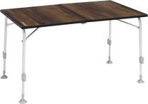 Stovyklavimo stalas Outwell Berland L, ruda sp./pilka sp., 118 cm x 70 cm x 56.5 - 74.5 cm