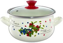 Katls Emalia Olkusz Blueberry, Ø20 cm, 4.2 l, balta krās.