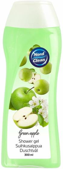 Ķermeņa mazgāšanās želeja Nord Clean Green Apple, 300 ml