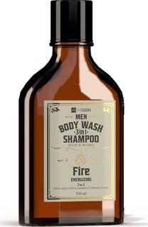 Dušas želeja un šampūns HiSkin Whisky 3in1 Fire, 330 ml