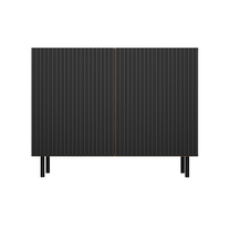 Komoda Kama Kama2 Slim, juoda sp., 78 cm x 100 cm x 40 cm