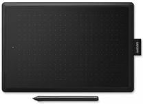 Grafiskā planšete Wacom One Medium, 277 mm x 189 mm x 8.7 mm, melna krās.