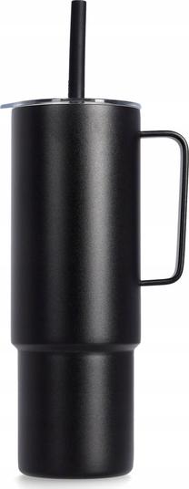 Termopuodelis MiiR All Day Straw Cup, 0.946 l, juoda sp.
