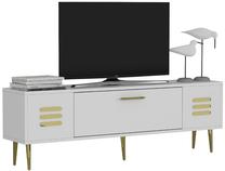 TV galds Kalune Design Paradise, zelta krās./balta krās., 29.6 cm x 140 cm x 45 cm