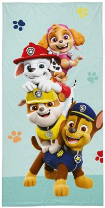 Vaikiškas rankšluostis Paw Patrol RD-130, įvairių spalvų/žydra sp., 140 cm x 70 cm
