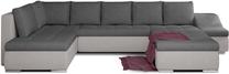 Kampinė sofa Giovanni Soro 93, Soro 83, tamsiai pilka sp., dešininė, 200 x 340 cm x 88 cm