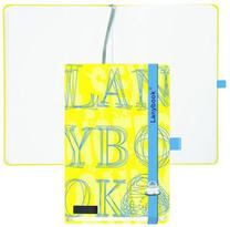 Piezīmju grāmatiņa Lanybook 4sexy Notes Only, A6, zila krās./dzeltena krās.