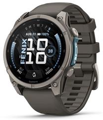 Viedais pulkstenis Garmin Fenix 9 47mm 010-04762-01, titāna krās.