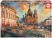 Pusle Educa Saint Petersburg, 60 cm x 85 cm, 1500 tk, mitmevärviline