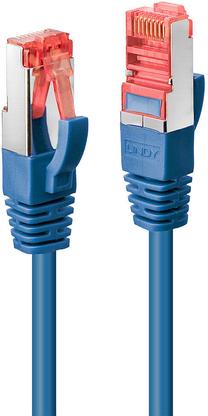 Сетевой кабель Lindy Cat.6 S/FTP 27AWG RJ-45, RJ-45, 10 м, синий цв.