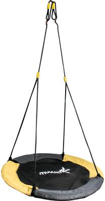 Ligzdas šūpoles Muuwmi Nest Swing 600, 90 cm, 10 cm, dzeltena krās./pelēka krās.