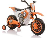 Vaikiškas elektrinis motociklas Lean Toys XMX616, oranžinė sp.