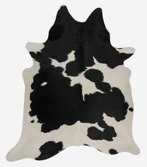 Karusnahk Narma Cowhide Black/White, 210 cm x 200 cm