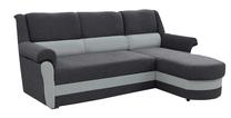 Kampinė sofa Idzczak Meble Bruno M04774, pilka sp., dešininė, 240 x 170 cm x 97 cm