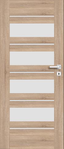 Iekšdurvju vērtne PerfectDoor Evia 01, kreisais, sonoma ozola krās., 203.5 x 74.4 x 4 cm