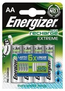 Аккумуляторные батарейки Energizer, AA, 2300 мАч, 4 шт.