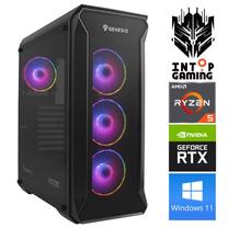 Стационарный компьютер Intop Ryzen 5 5500, 500 GB, DDR4 16 GB, SSD 500 GB, Nvidia GeForce RTX 5060 Ti 16 GB GDDR7, Windows 11 Pro