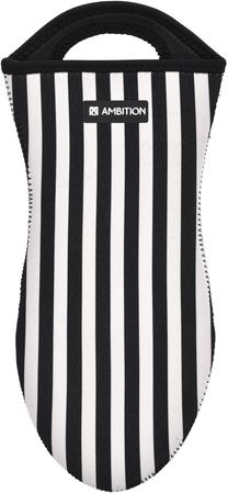 Virtuves cimds Ambition Ribs, 32 cm x 14 cm, balta krās./melna krās.