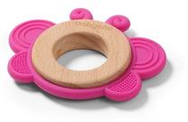 Прорезыватель BabyOno Buttefly, розовый цв.