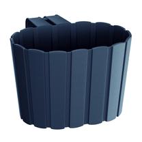 Balkoninis vazonas Prosperplast Boardee DDEZ200-S433, plastikinis, 19.4 cm x 21.2 cm, Ø 19.4 cm, antracito sp.